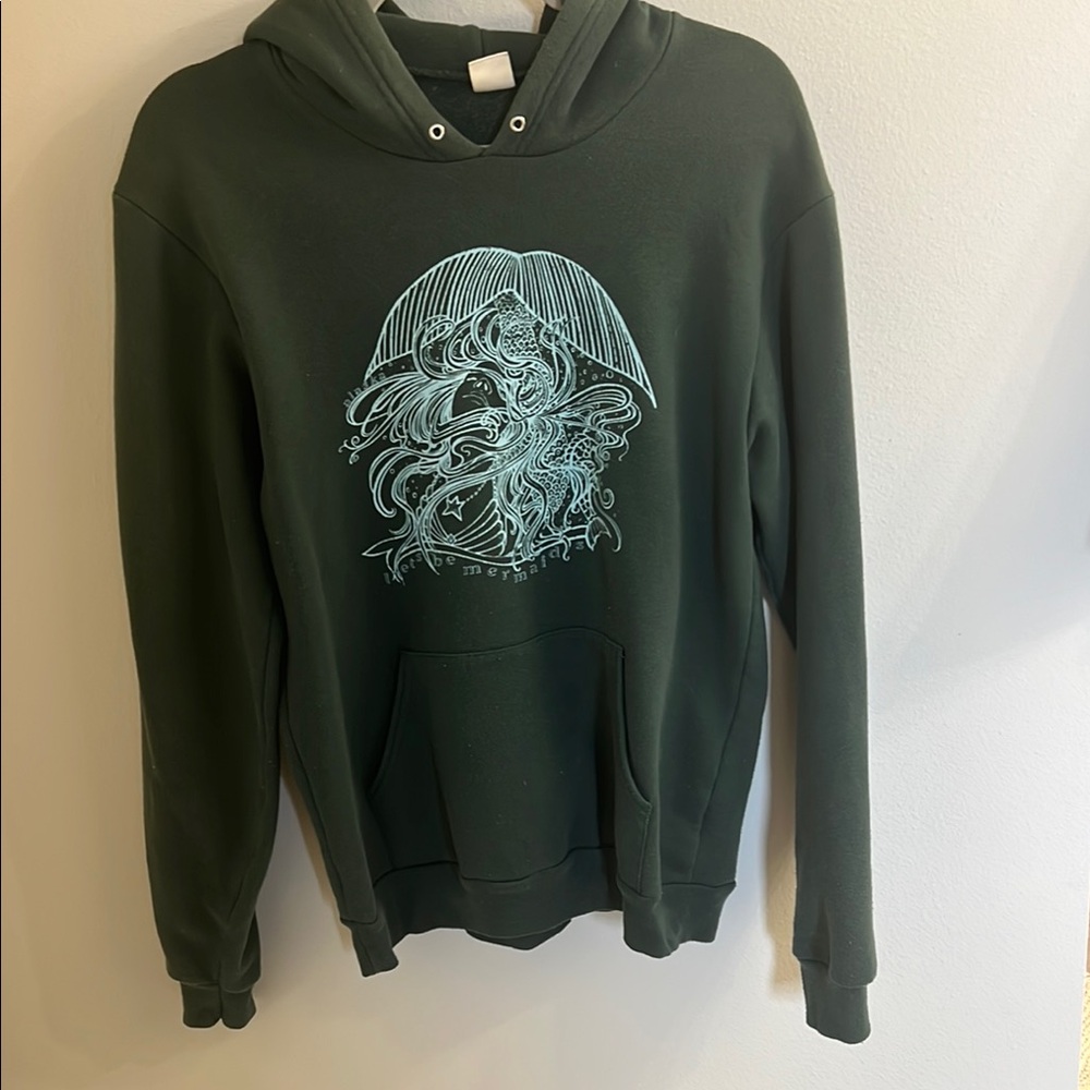 Green Graphic Hoodie